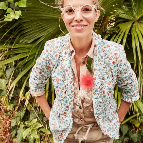 J. Crew Jackets & Blazers - Rare J. Crew Campbell Liberty Art Fabrics Blazer